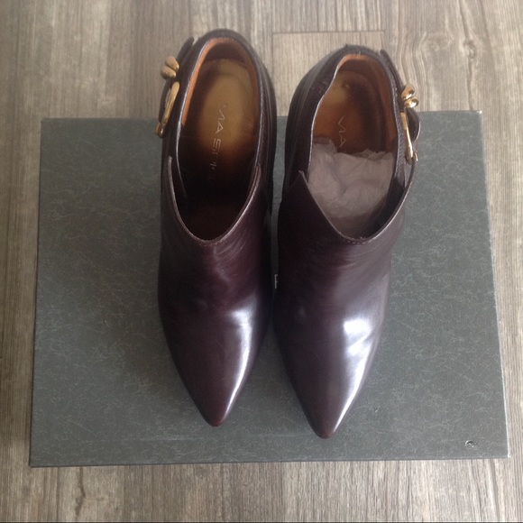 Via Spiga V-Mica Leather Pony Hair Ankle Boot - Picture 4 of 6